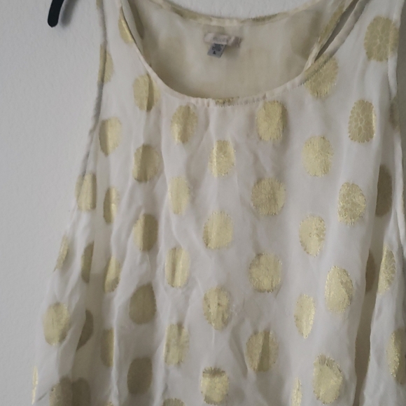 Ecote Cropped Chiffon Flair Tank Top - Picture 4 of 5